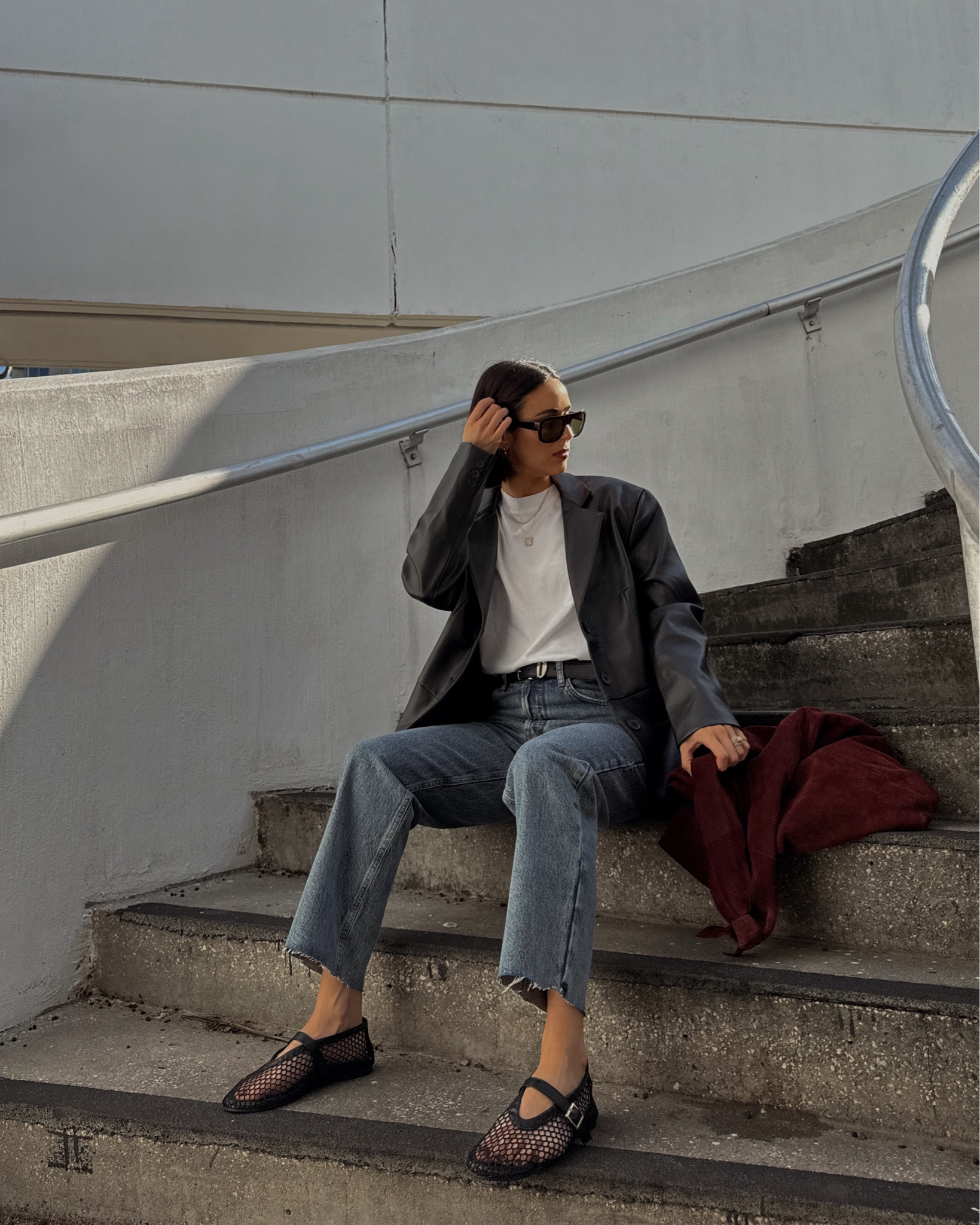 Classic look with a twist using textures of the blazer, bag, and shoes! 

#LTKstyletip #LTKSeasonal #LTKshoecrush