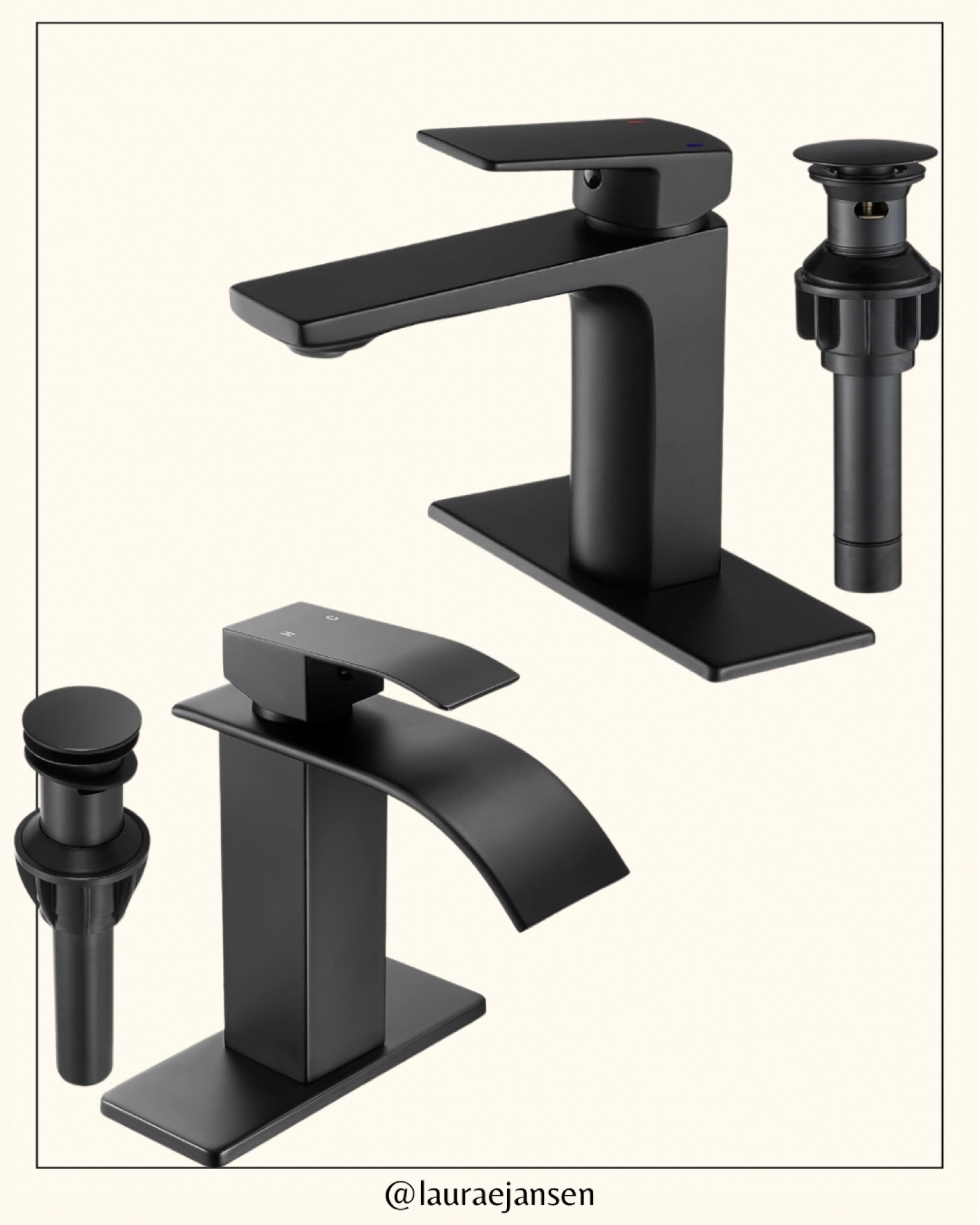 Modern black faucets

#LTKHome #LTKSaleAlert