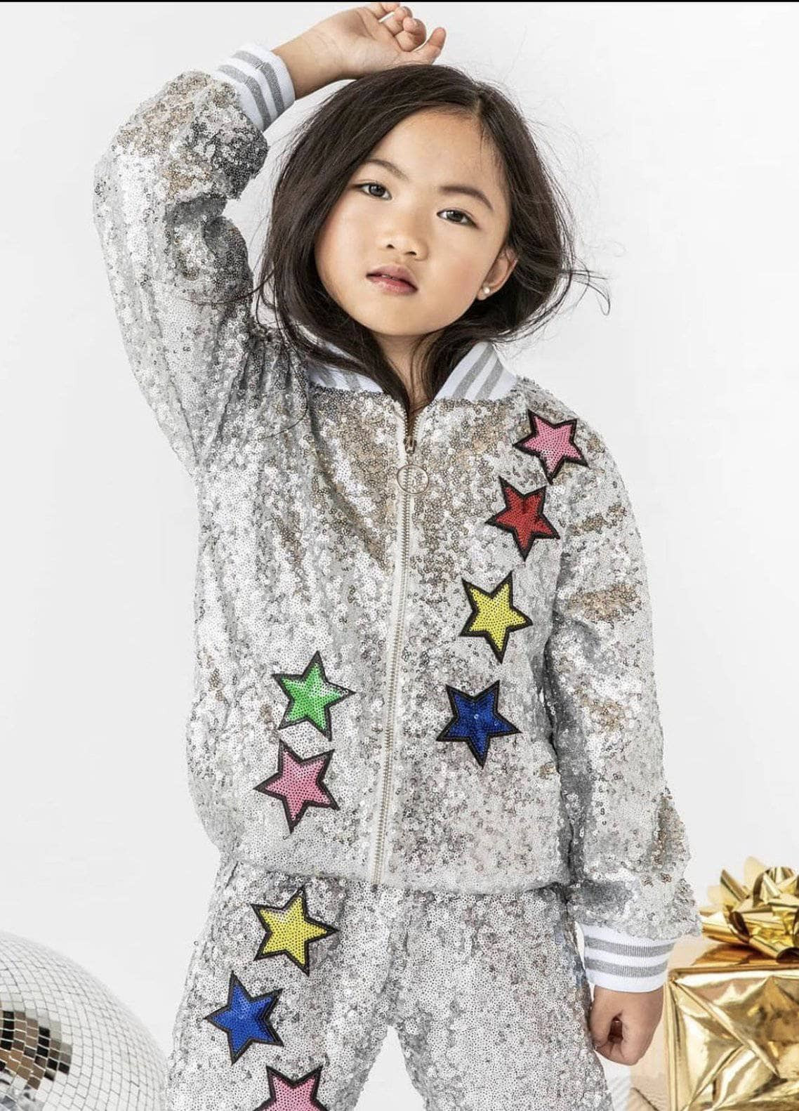 Girls Unicorn Sequin Bomber 12 | Lola + The Boys