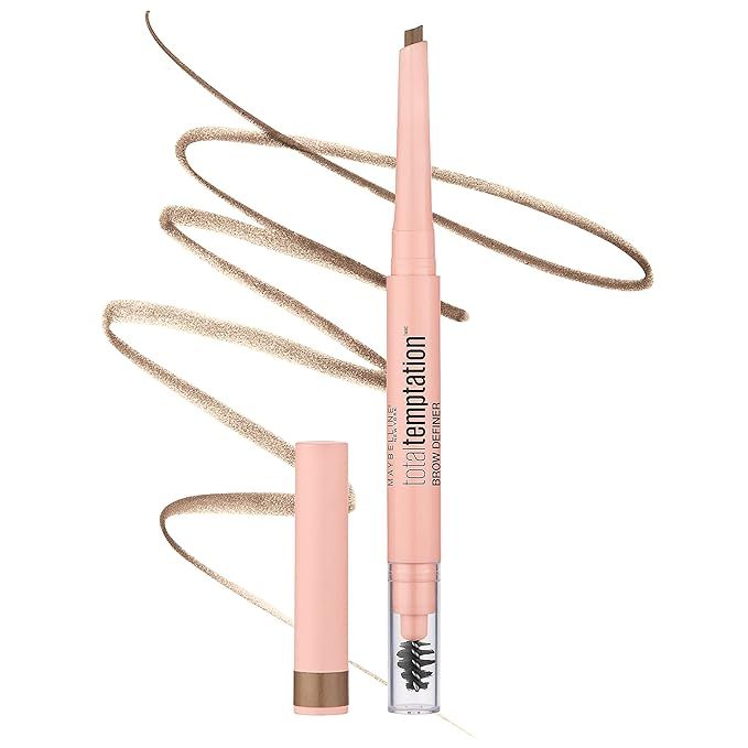 Maybelline Total Temptation Eyebrow Definer Pencil, Blonde, 1 Count | Amazon (US)