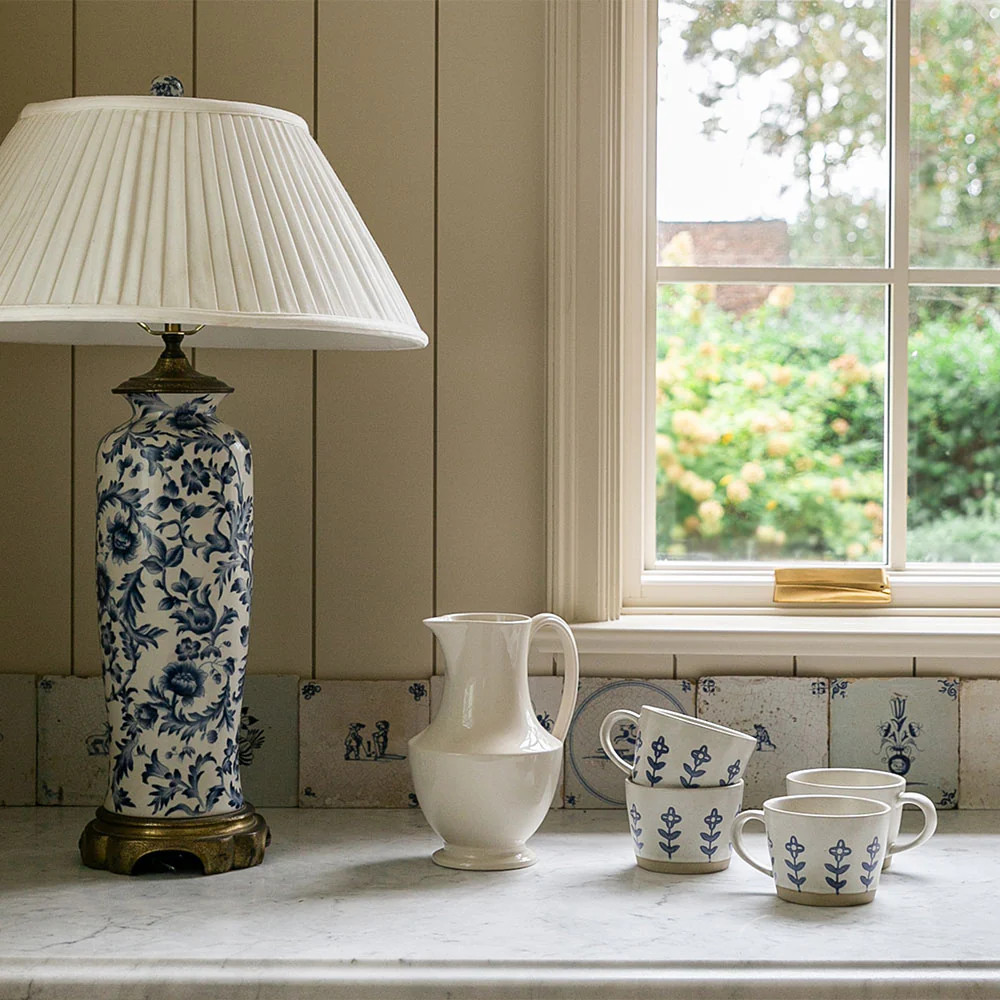 Artisan Stoneware Pitcher - Cream | Roan Iris