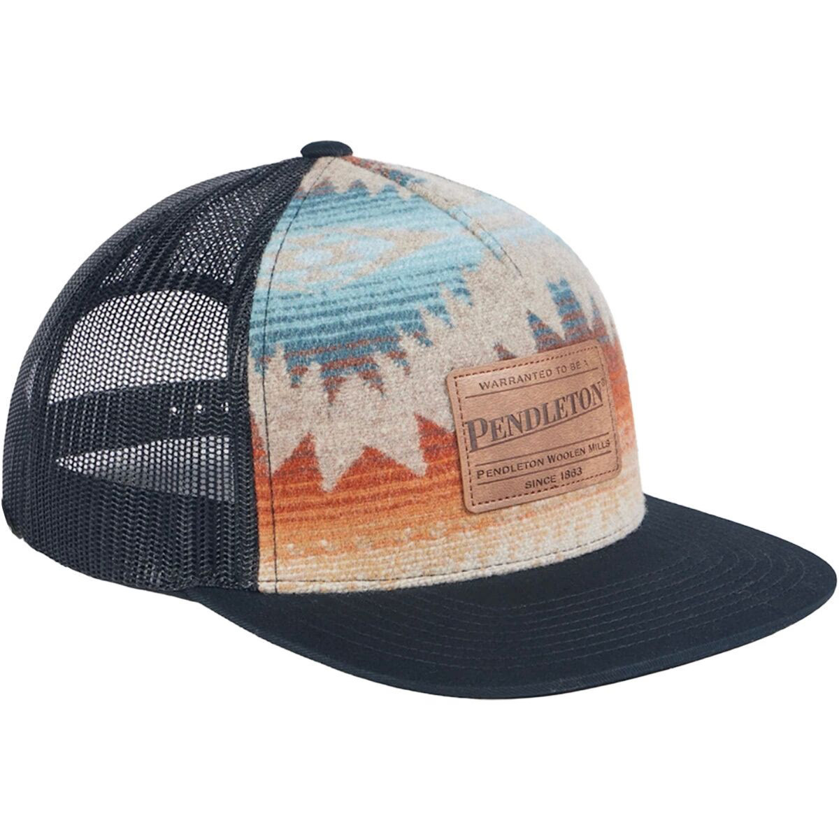Pendleton Wool Trucker Hat Sunset Pass Brown, One Size | Backcountry