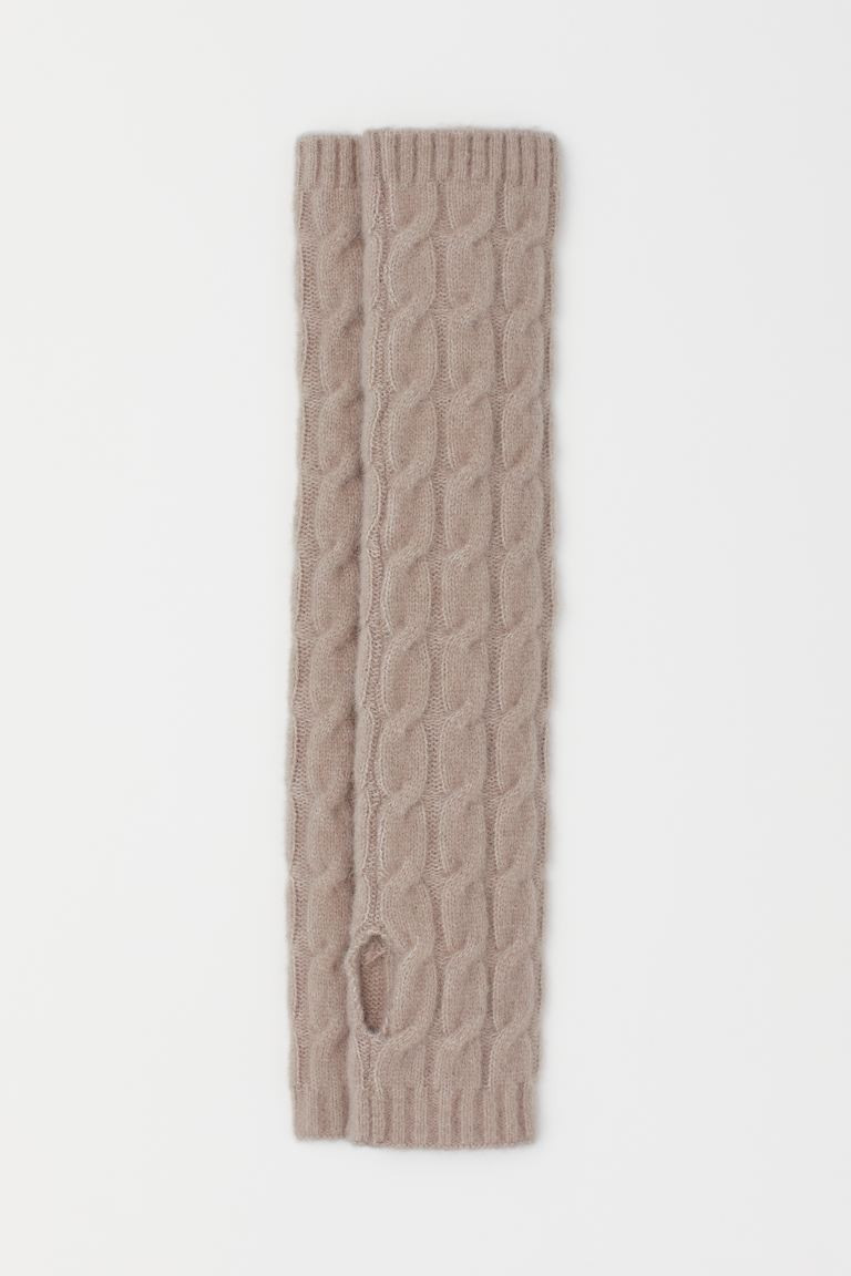 Cable-knit Arm Warmers | H&M (US + CA)