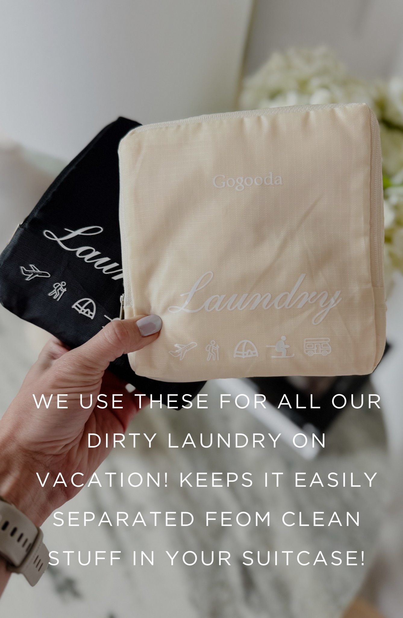 These travel laundry bags are perfect for keeping your dirty laundry separate from your clean while in your suitcase! 

#LTKTravel #LTKSummerEdit #LTKFindsUnder50