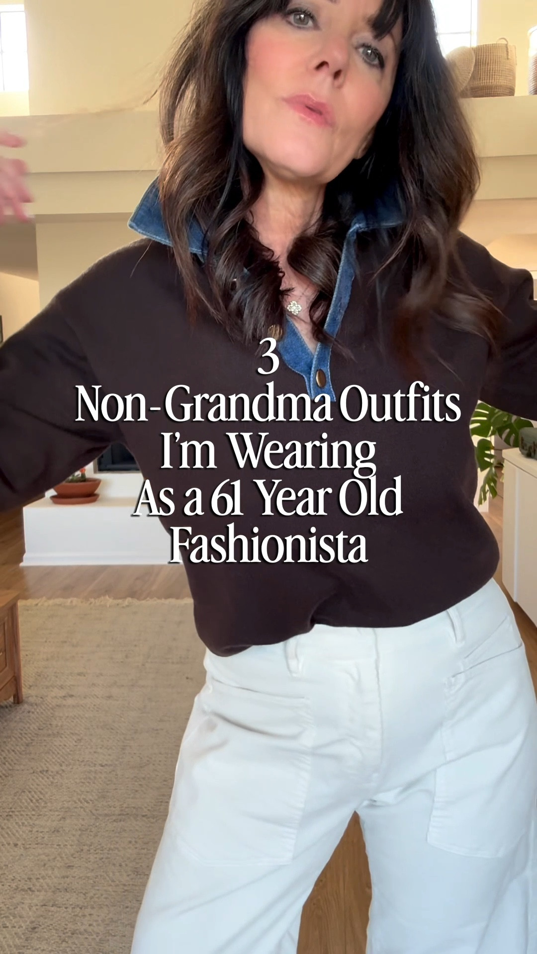 3 outfits I’ll be wearing on repeat! 
Wearing large in the brown sweater with denim collar, small in the white lace hoodie, small in the red corduroy jacket and size 6 in the plaid wrap skirt. 
The last black denim jacket/shirt is free people but older. 

Carpool mom 
Everyday outfit 
Going out looks 
Barrel pants 

#LTKWorkwear #LTKOver40 #LTKmomlife