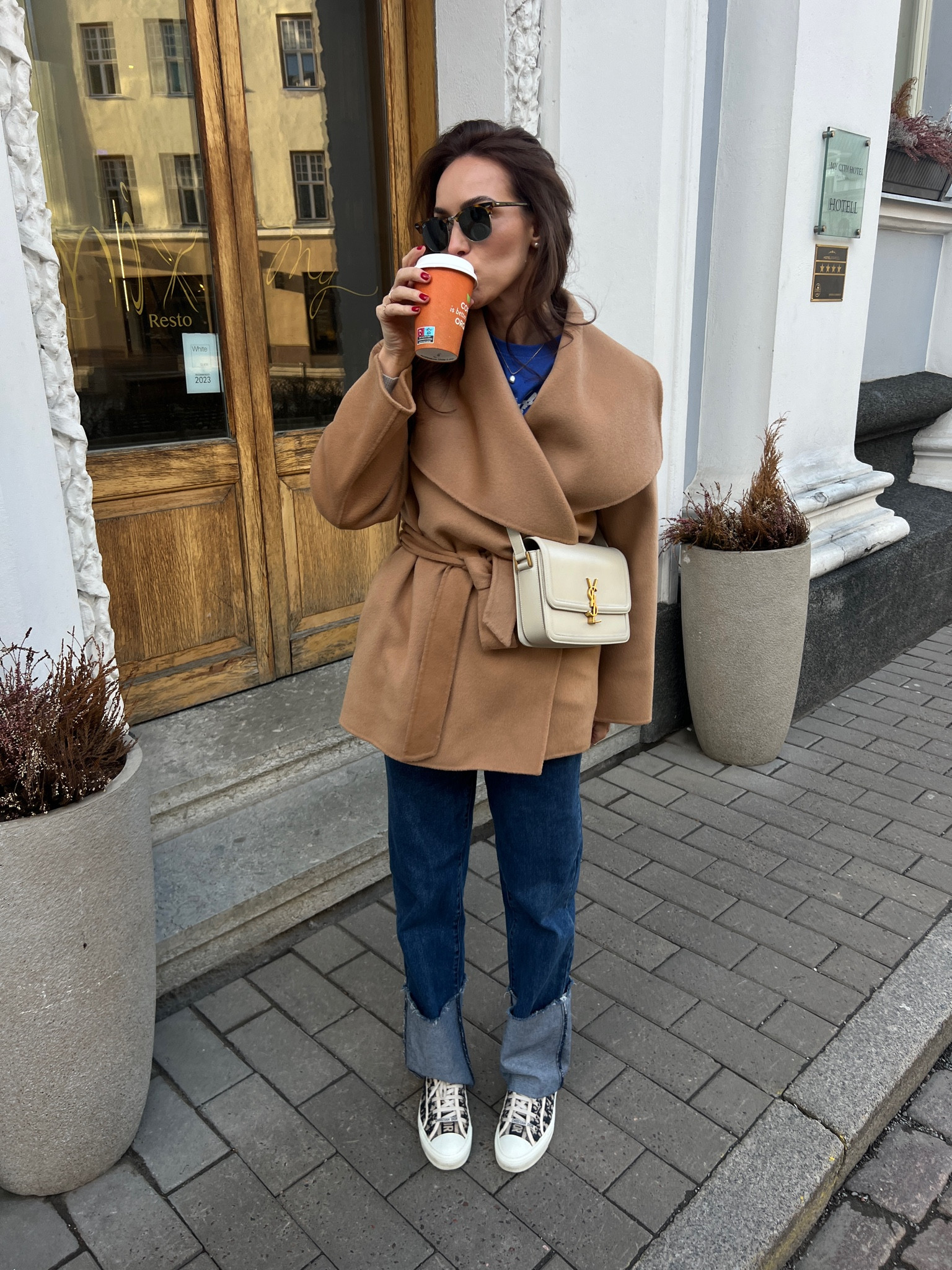 Spring outfit inspo short wool coat, cuff jeans, sneakers

#LTKstyletip #LTKeurope #LTKSeasonal