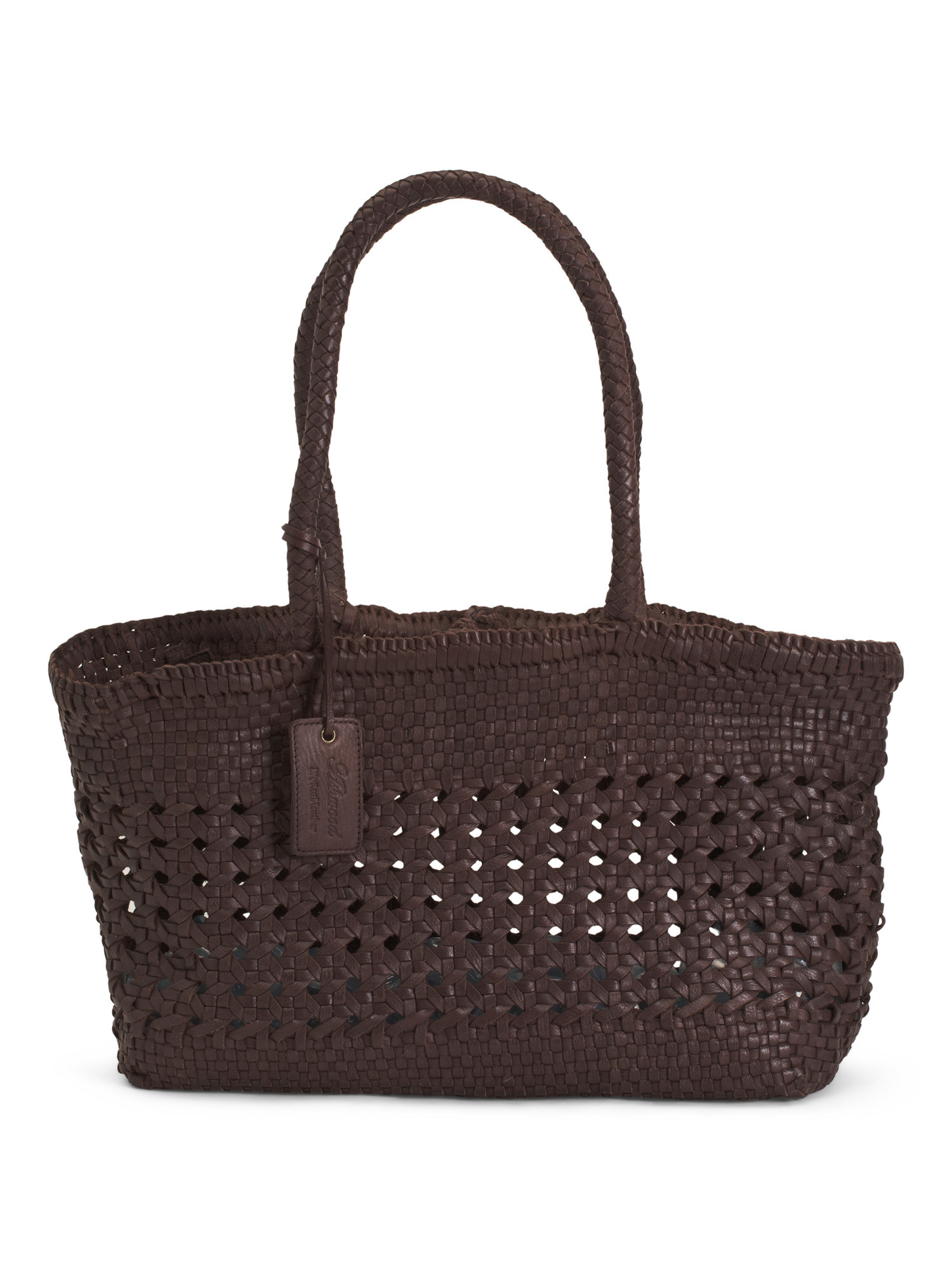 Leather Crochet Style Large Tote Bag | TJ Maxx