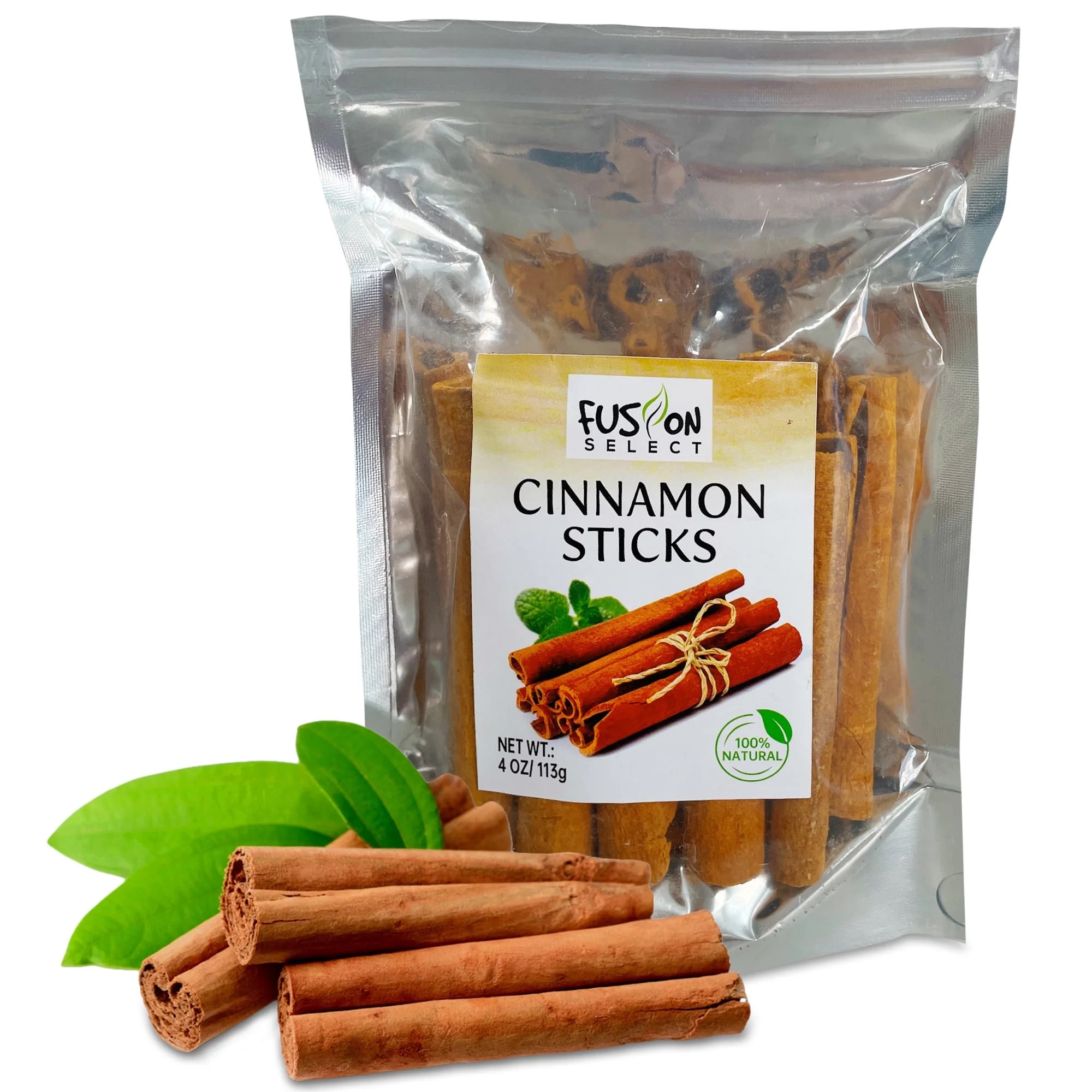 Fusion Select Cinnamon Sticks - Whole Canela Bark Pieces for Asian, Indian, & Middle Eastern Cuis... | Walmart (US)