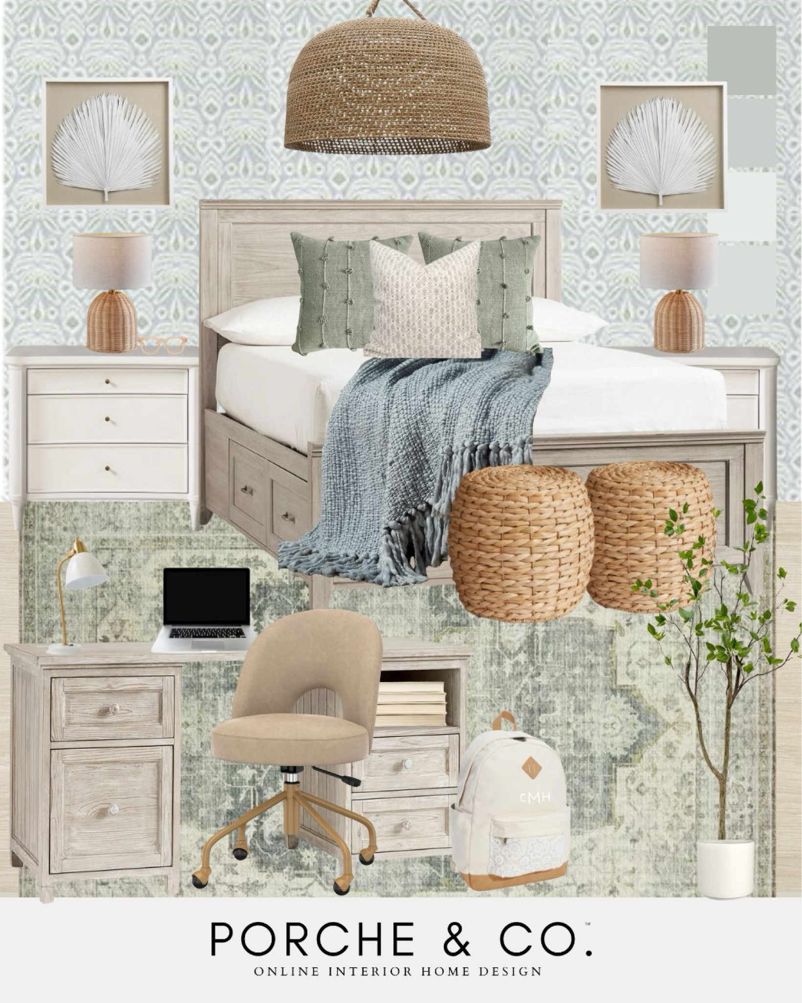 Teen girls room, girls bedroom, teen girls bedroom design, girls room 
#porcheandco #visionboard #moodboard

#LTKstyletip #LTKhome #LTKkids