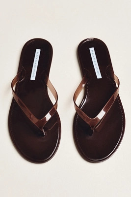 Black Suede Studio Jelly Flip-Flop Sandals | Anthropologie (US)
