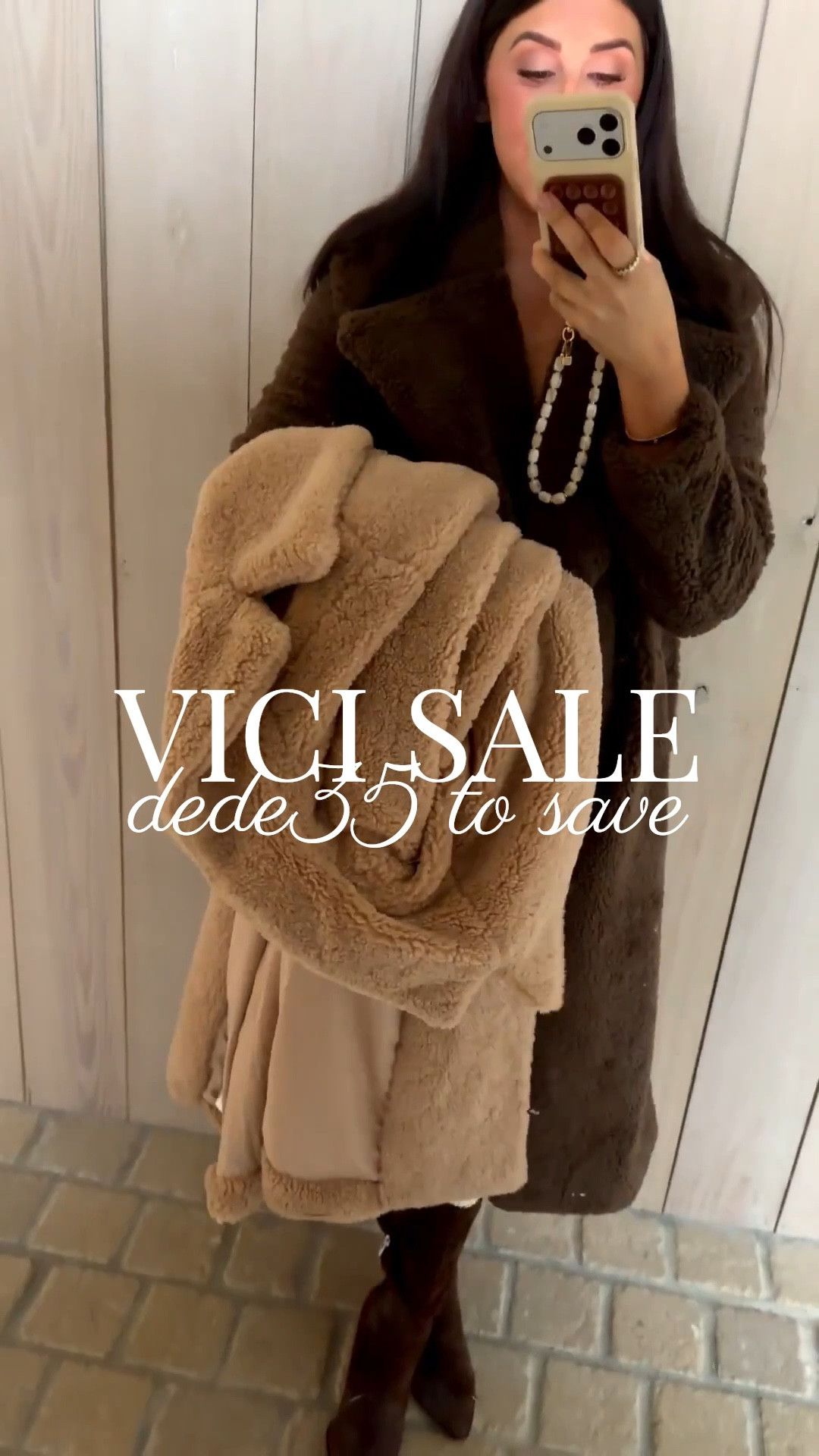 🚨35% OFF CODE: DEDE35🚨
Tan: medium
Brown: small

I prefer a medium for a cozier oversized look &amp; for layering!! 

Vici, vici sale, sale alert, sale finds, winter fashion, bump friendly, Nashville, mom of 3, Dede Raad, Dress Up Buttercup

#LTKBump #LTKFindsUnder100 #LTKSaleAlert