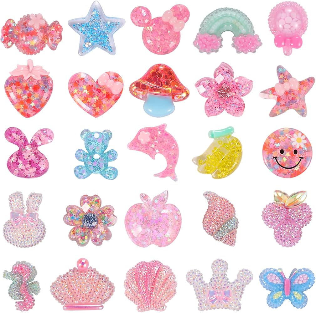 25PCS Cute Shoes Charms for Girls & Little Kids Charms for Women Girls Birthday Gifts | Amazon (US)