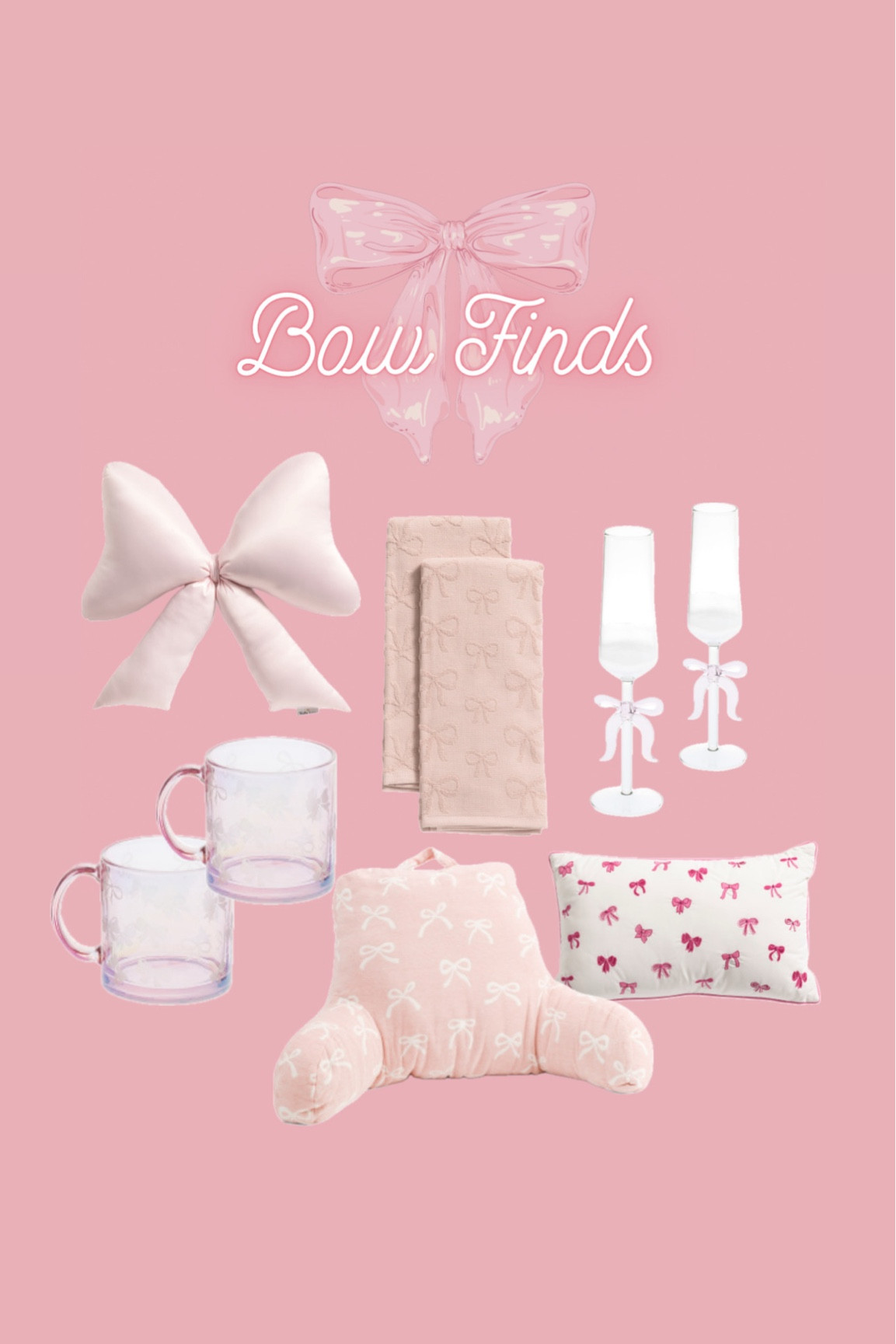 The viral bow items are now available online and I’ve linked them here!! Hurry before they’re gone!! Those champagne flutes are in my bag for sure! 

#LTKFindsUnder50 #LTKHome #LTKSeasonal