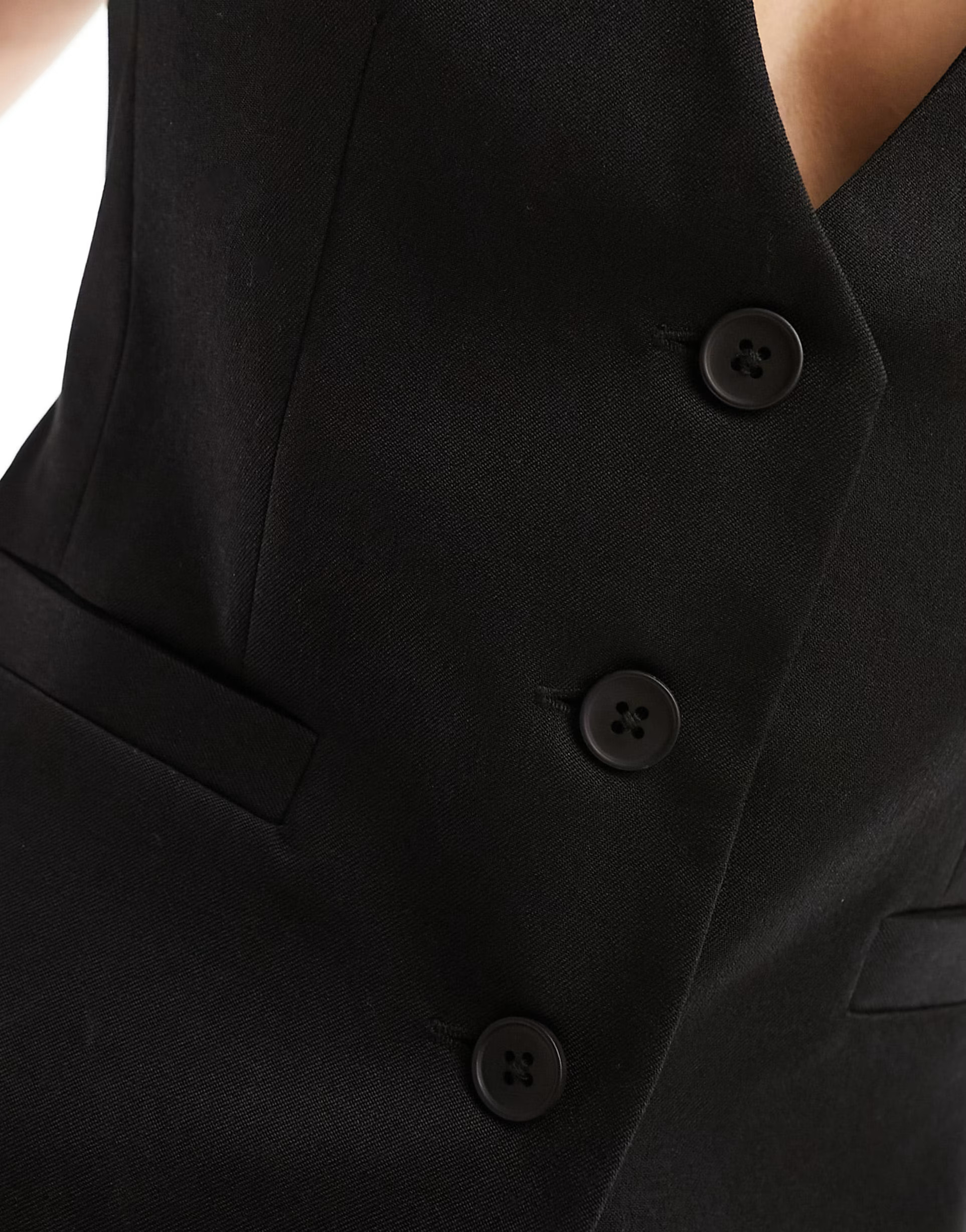 ASOS DESIGN tailored waistcoat in black | ASOS (Global)