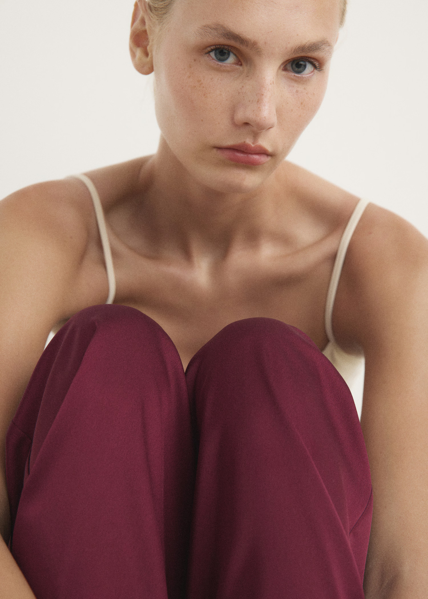 Satin long pants | Mango (US/MX/AU)