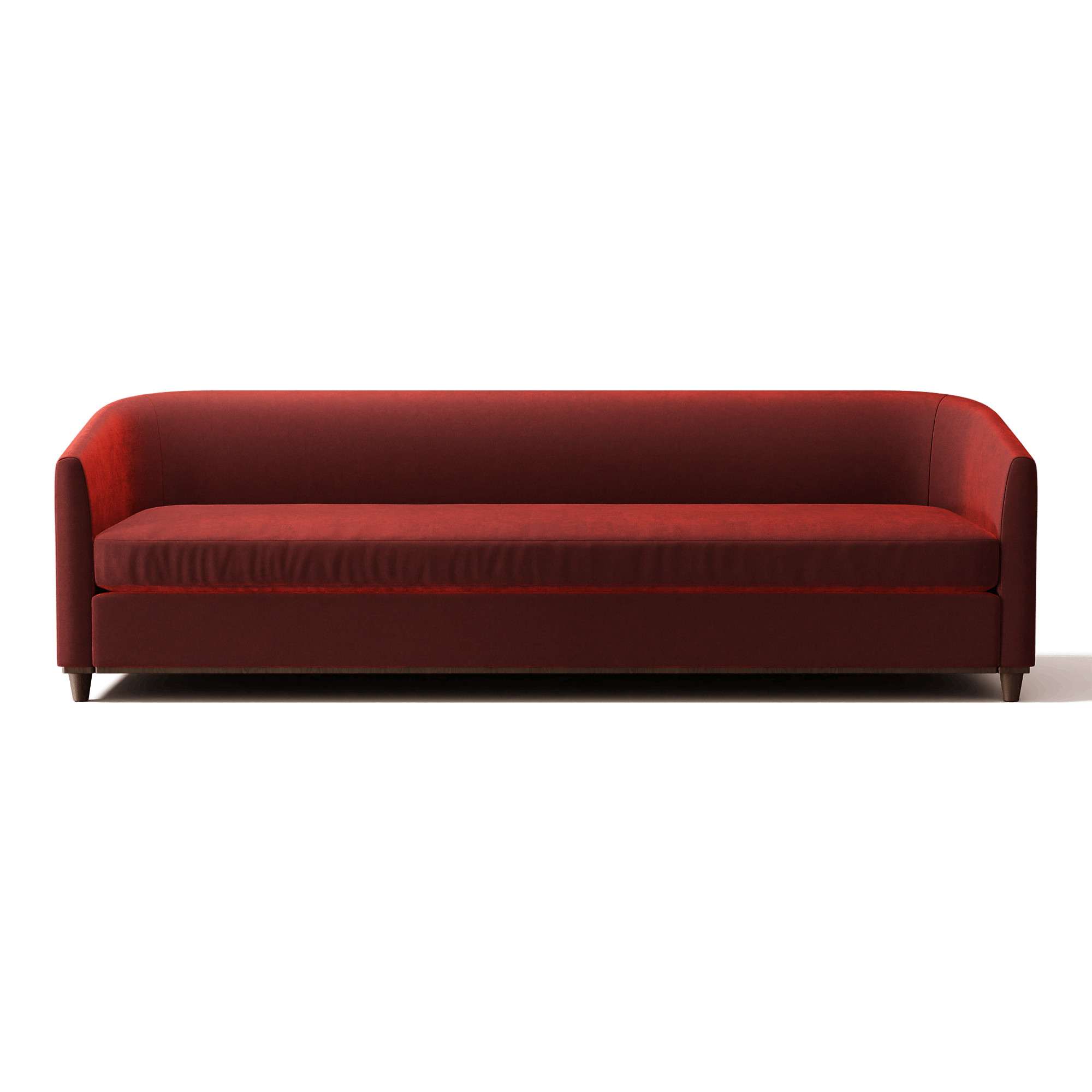 Galerie 100" Dark Blue Velvet Sofa by Todd Snyder + Reviews | CB2 | CB2
