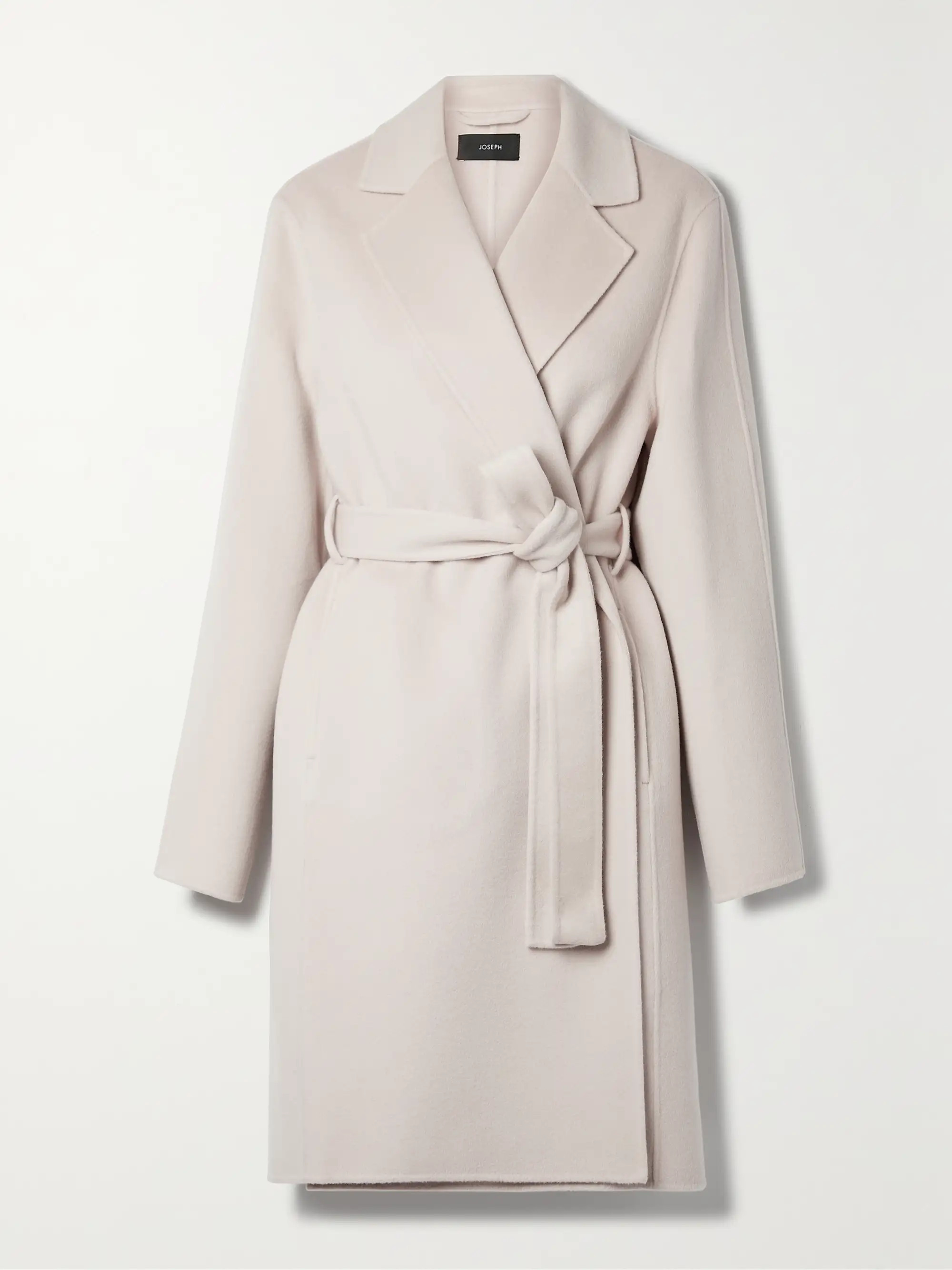 Beige Cenda belted wool and cashmere-blend coat | JOSEPH | NET-A-PORTER | NET-A-PORTER (US)