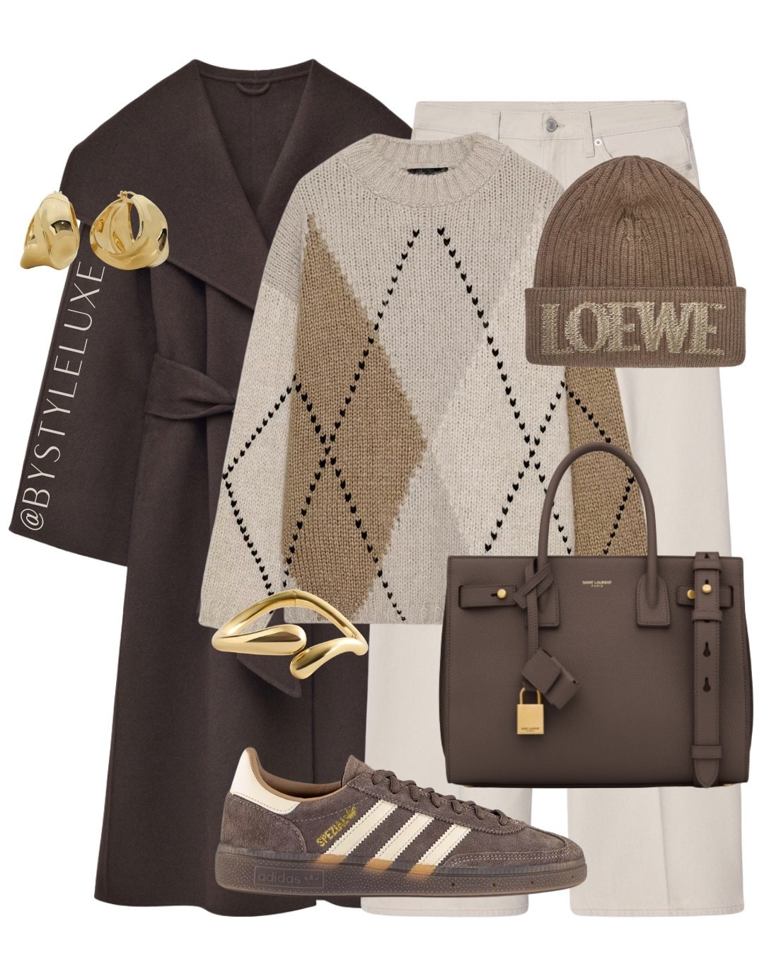 EVERYDAY LOOKS - Styling this viral Zara diamond jumper with jeans and an oversized wrap brown coat 

#trainers #coat #winteroutfit

#LTKshoes #LTKjeans #LTKwinter