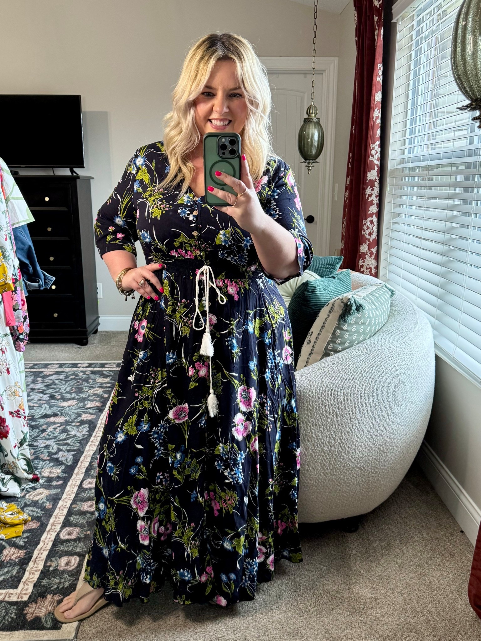 I have this 3/4 sleeve length maxi dress in 4 floral color ways & 2 solids, it’s THAT GOOD! Wearing my usual Large!

#LTKPetite #LTKFindsUnder50 #LTKMidsize