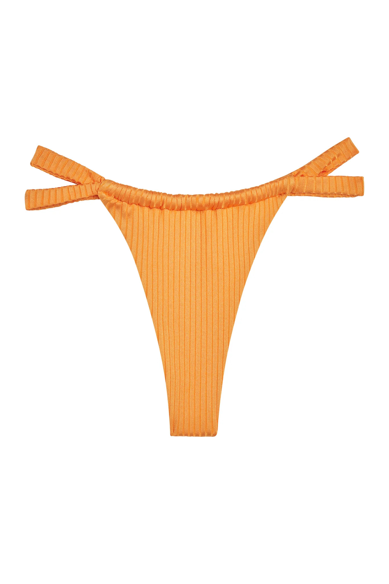 Malta Bottom - Clementine Wide Rib | Monday Swimwear