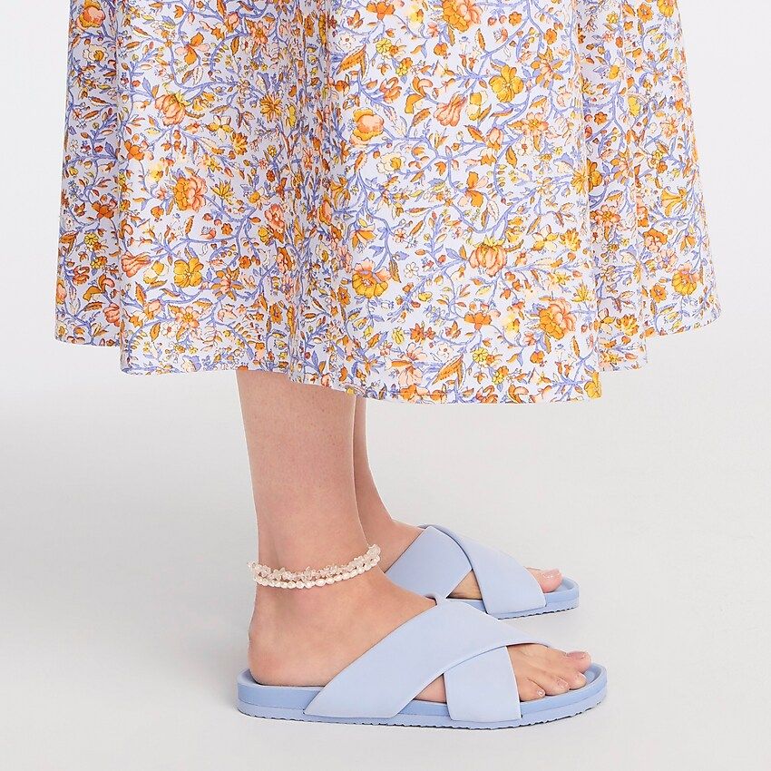 Marina waterproof cross-strap EVA sandals | J.Crew US