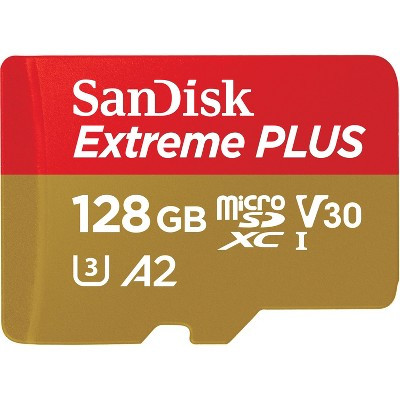 SanDisk Extreme PLUS 128GB microSD: High-Speed Memory Card 90 MB/s | Target