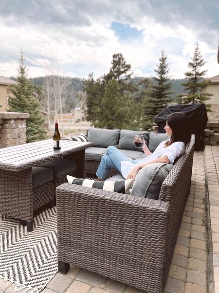 I just saw that Walmart has their newest version on my outdoor sectional out now! We have used this furniture so much and it has held up to the Colorado sun and snow! 

#LTKSeasonal #LTKhome #LTKfamily
