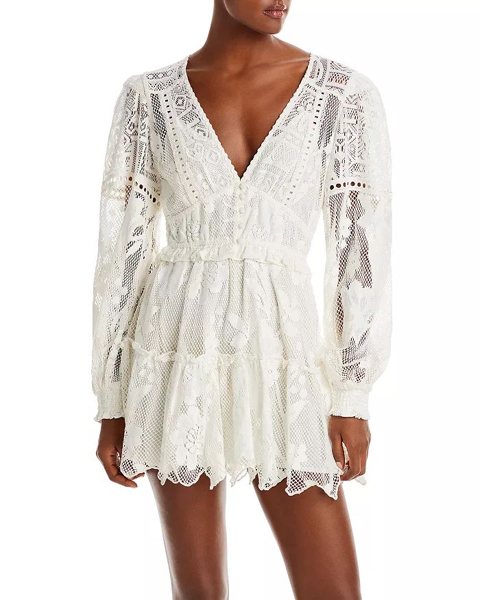 Crochet Mini Dress | Bloomingdale's (US)