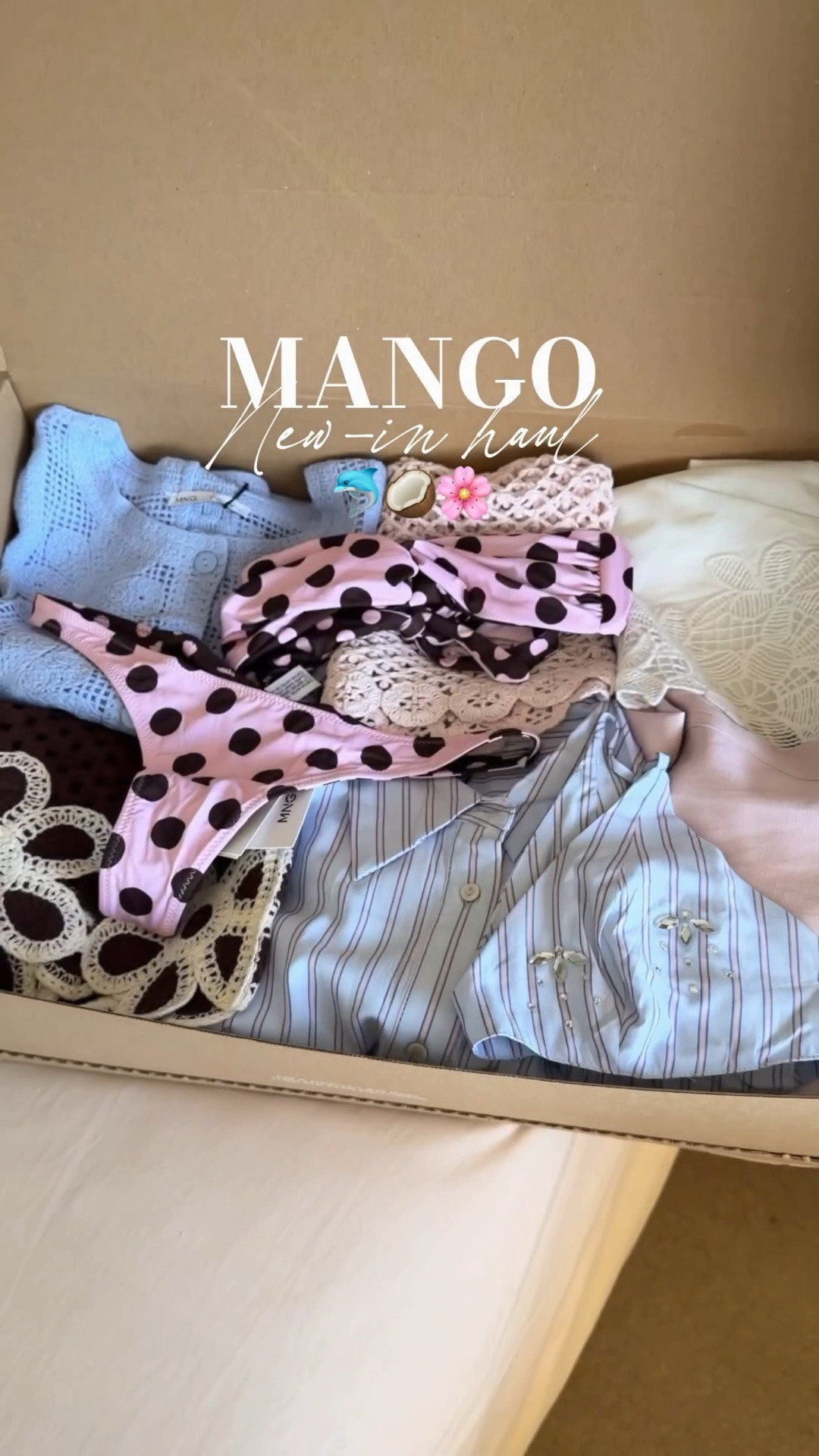 MANGO NEW-IN HAUL 🐬🥥🌸 use code LTKUK10 to get 10% off orders above £100 too!!

#LTKuk #LTKspring #LTKsummer