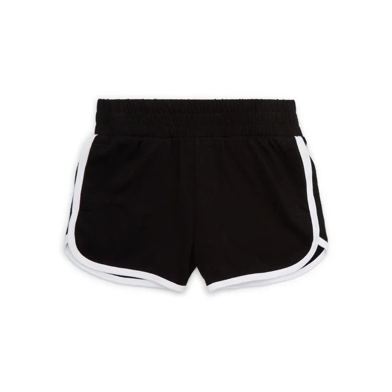 Wonder Nation Girls Knit Dolphin Shorts, Sizes 4-18 & Plus | Walmart (US)