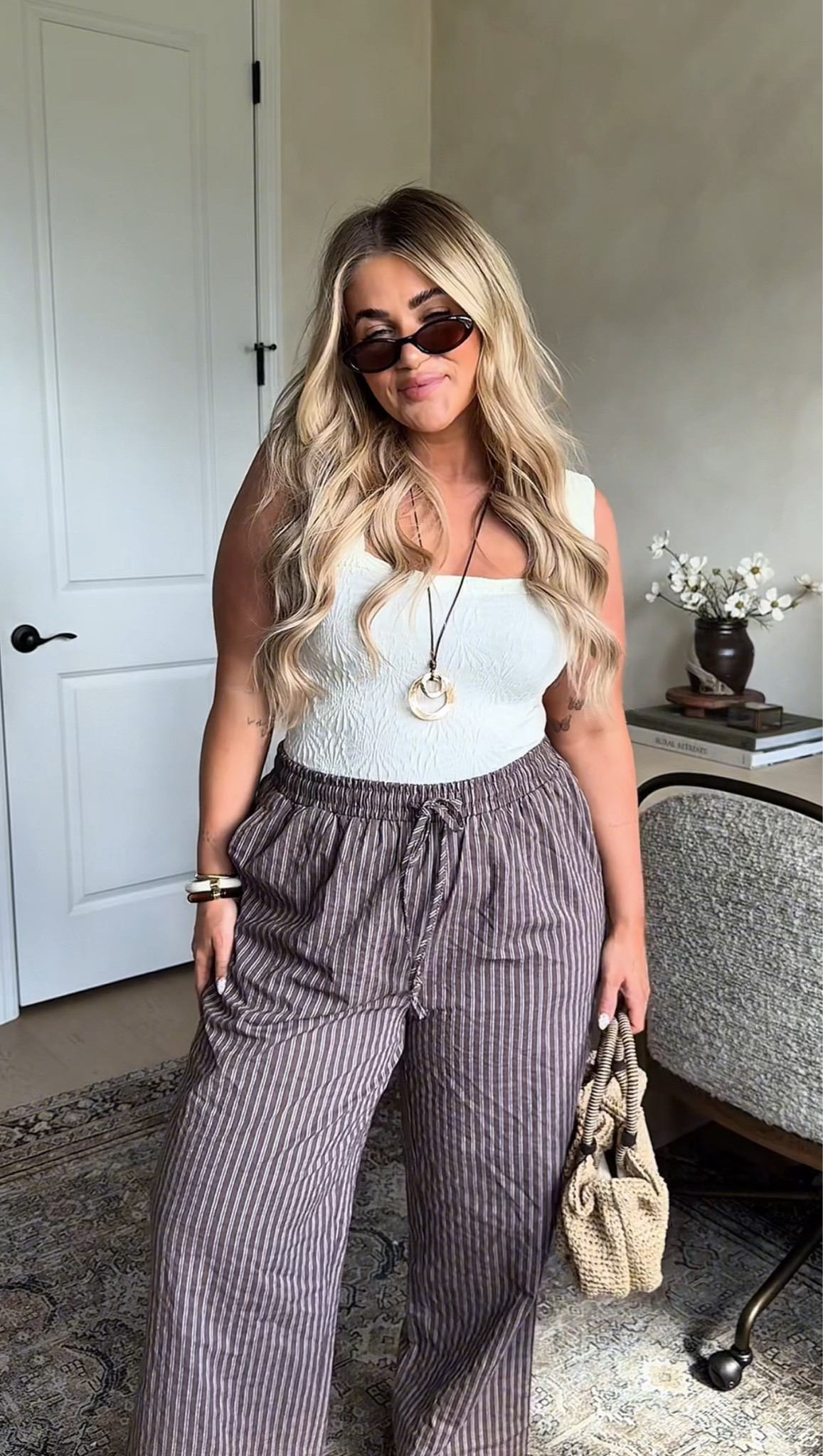 Amazon outfit🤎 I am in XL pants and medium top 

#LTKSaleAlert #LTKootd