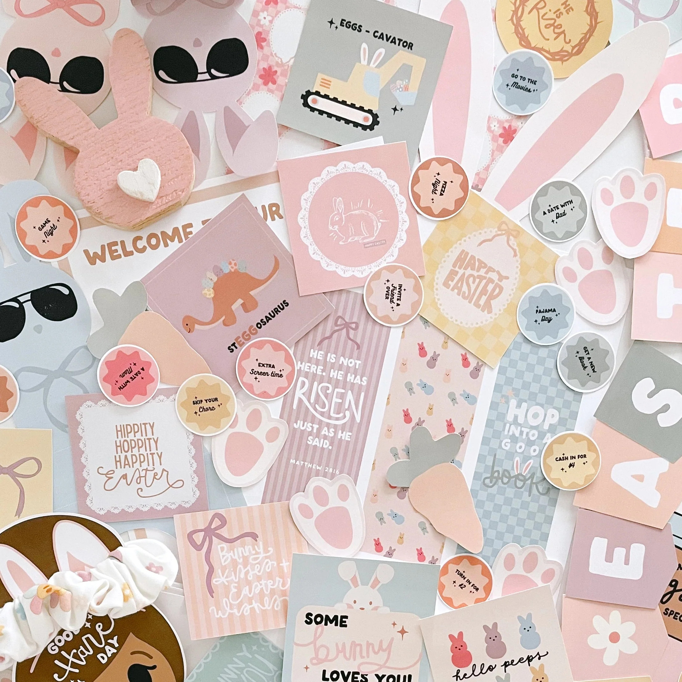 Easter tags and flags | 2024 Collection | The Letter Vee