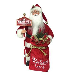 15 in. North Pole Believe Santa | The Home Depot