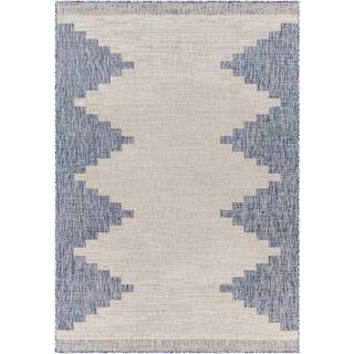 Artistic Weavers Lageli Blue 8 ft. x 10 ft. Global Indoor/Outdoor Area Rug S00161056245 - The Hom... | The Home Depot