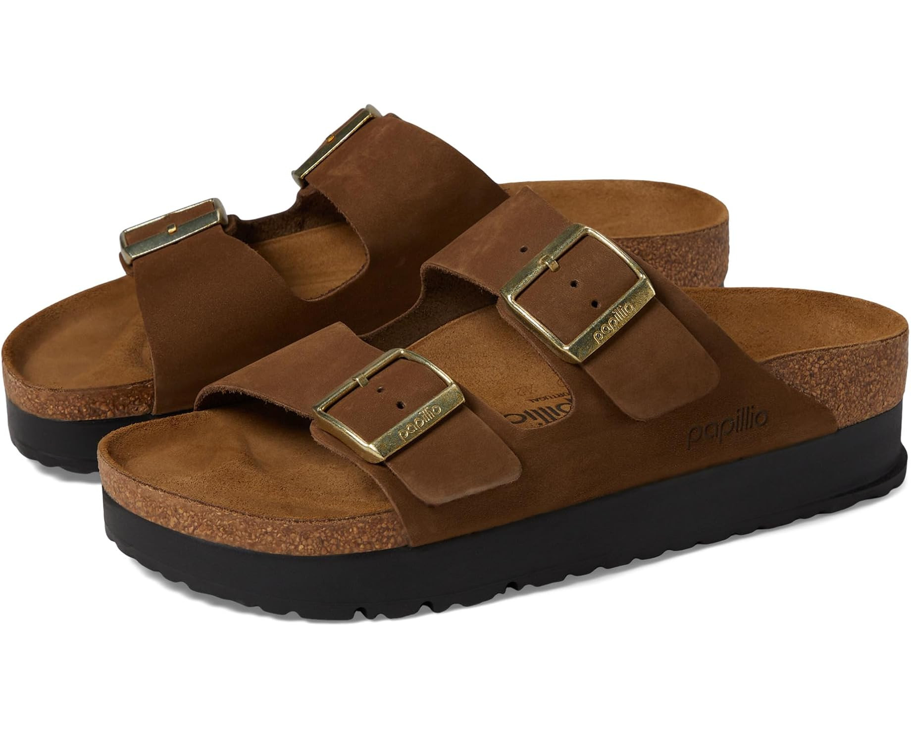 Papillio by Birkenstock Arizona Platform Sandal - Nubuck | Zappos