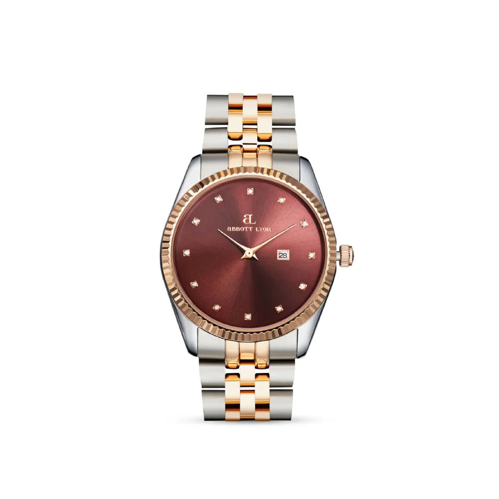 Mini Two Tone Mocha Belgravia 30 Watch | Abbott Lyon
