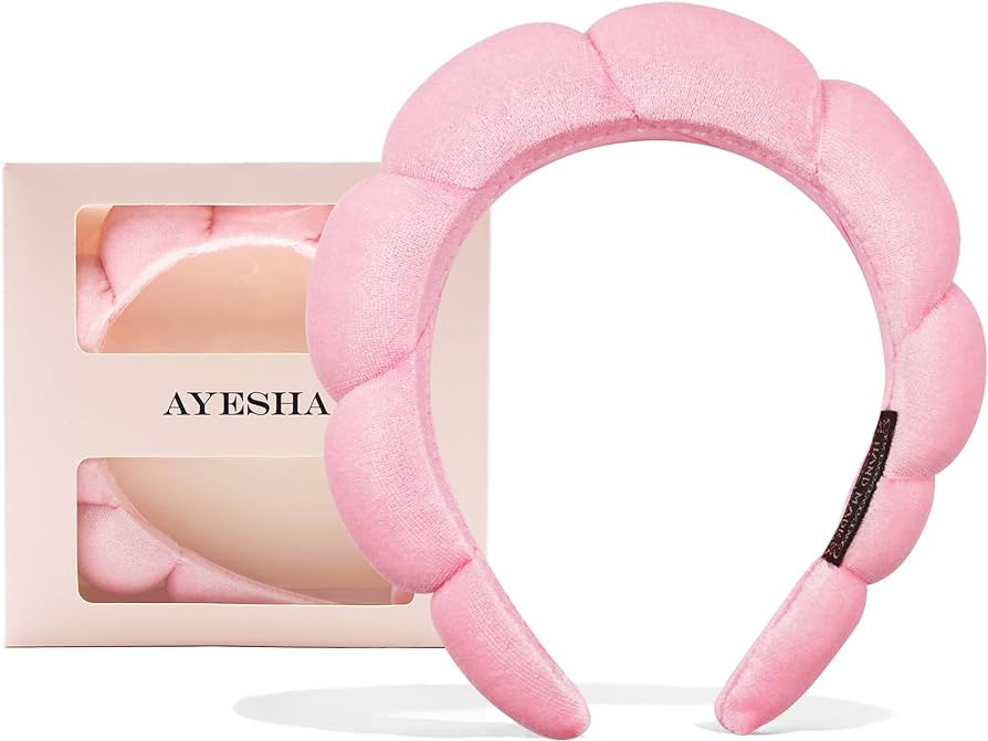 Ayesha Spa Headband for Women Sponge Headband for Washing Face Clouds Soft Hairband Skincare Make... | Amazon (US)