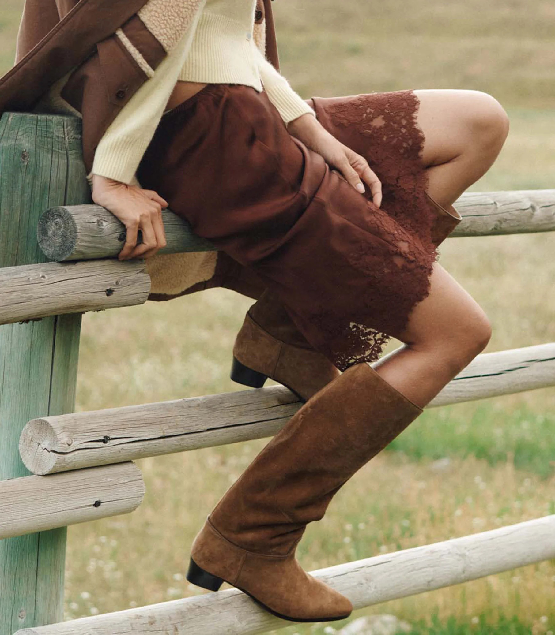 Riviera Boot - Tobacco Suede | DOEN