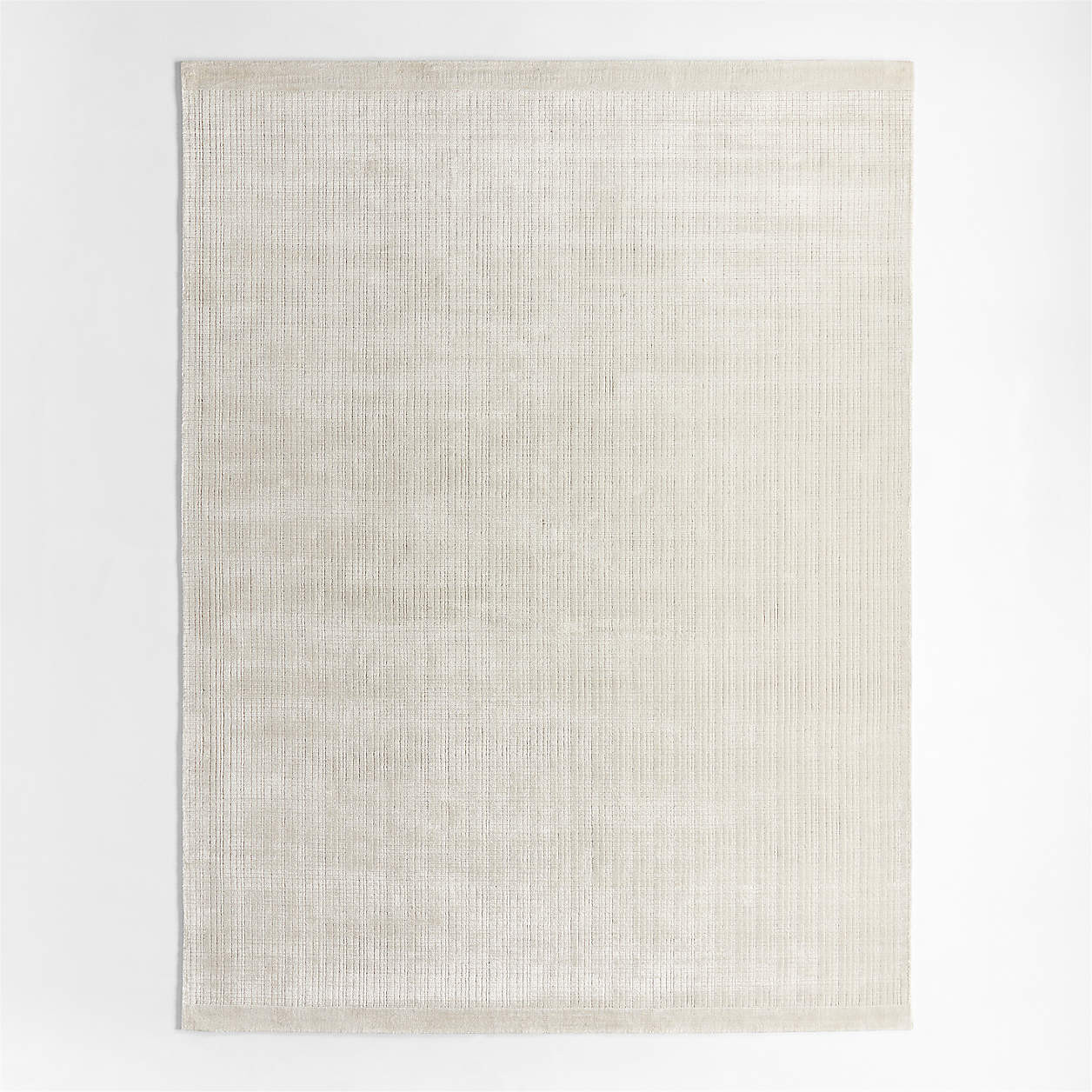 Solid Grid Ivory Kids Performance Area Rug 5'x8' + Reviews | Crate & Kids | Crate & Barrel