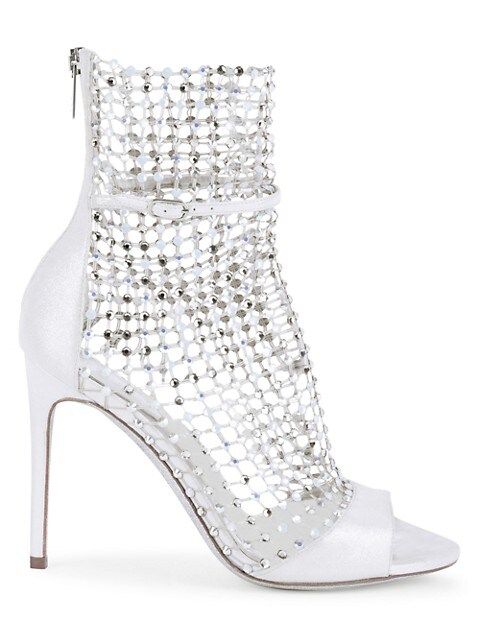 Galaxia Crystal Mesh Leather Sandals | Saks Fifth Avenue