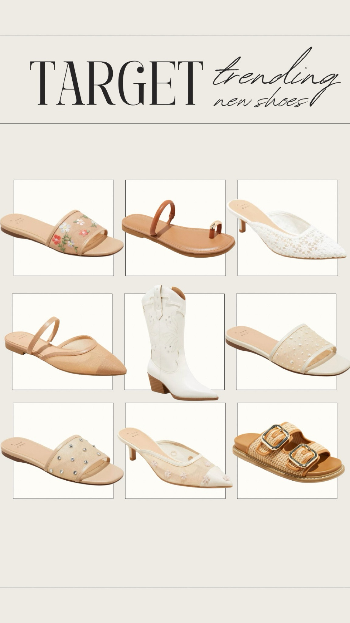 NEW ✨ shoes from Target, perfect for Spring / Summer 🎯

#LTKShoeCrush #LTKFindsUnder100 #LTKFindsUnder50