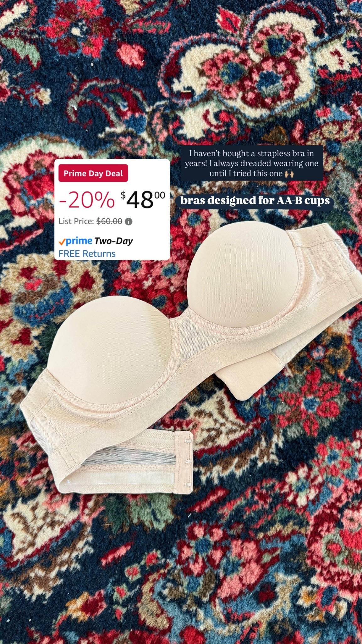 strapless bra
Never goes on sale!!

#LTKFindsUnder50 #LTKSaleAlert #LTKFindsUnder100