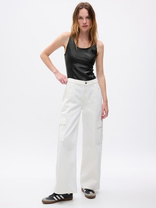 Vegan Leather Bodysuit | Gap (US)