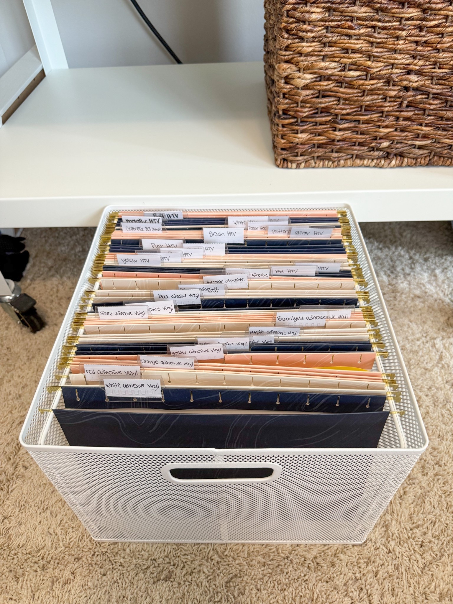 Scrap vinyl storage system 