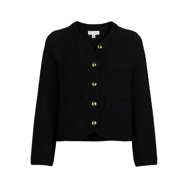 Free Assembly Women’s Welt Pocket Cardigan Sweater, Lightweight, Sizes XS-XXL | Walmart (US)