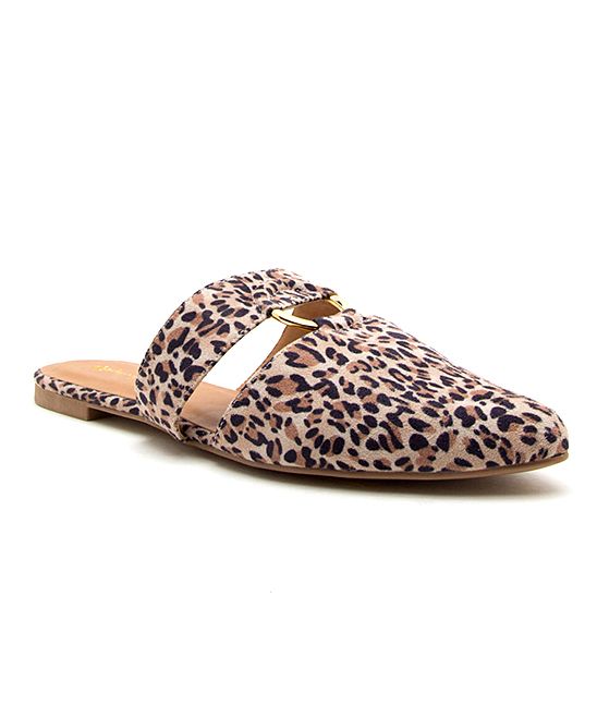 Leopard Swirl O-Ring Ballet Loafer - Women | zulily