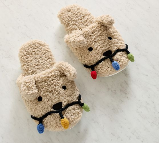 Dog With Lights Slippers | Pottery Barn (US)