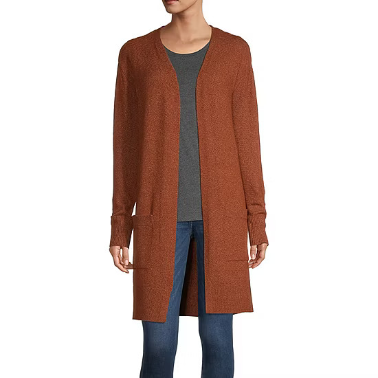 a.n.a Womens Long Sleeve Cardigan | JCPenney