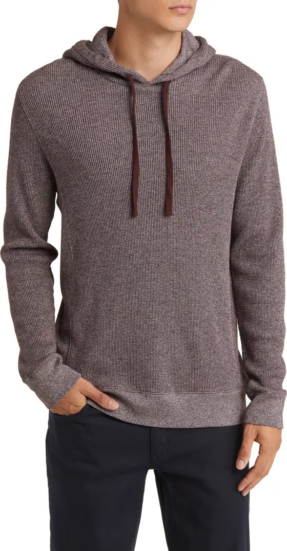 Pima Cotton Mouliné Thermal Hoodie | Nordstrom
