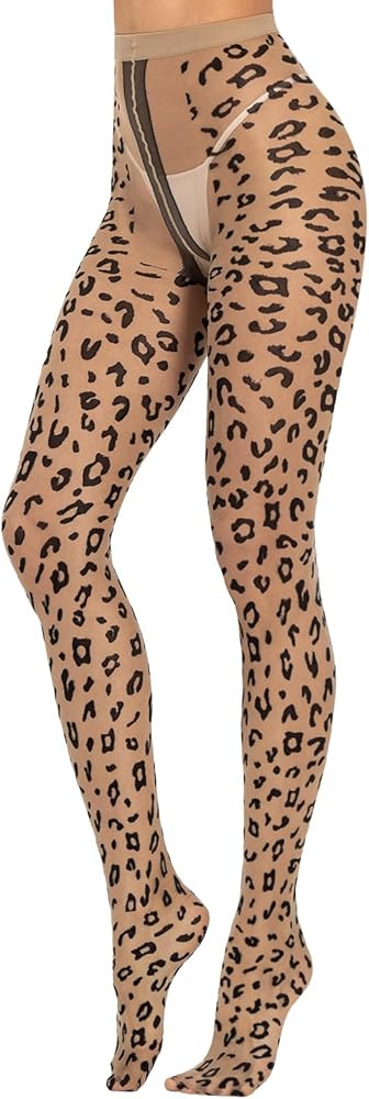MANZI Patterned Tights Sheer Pantyhose for Women 20 Denier Sexy Stockings | Amazon (US)